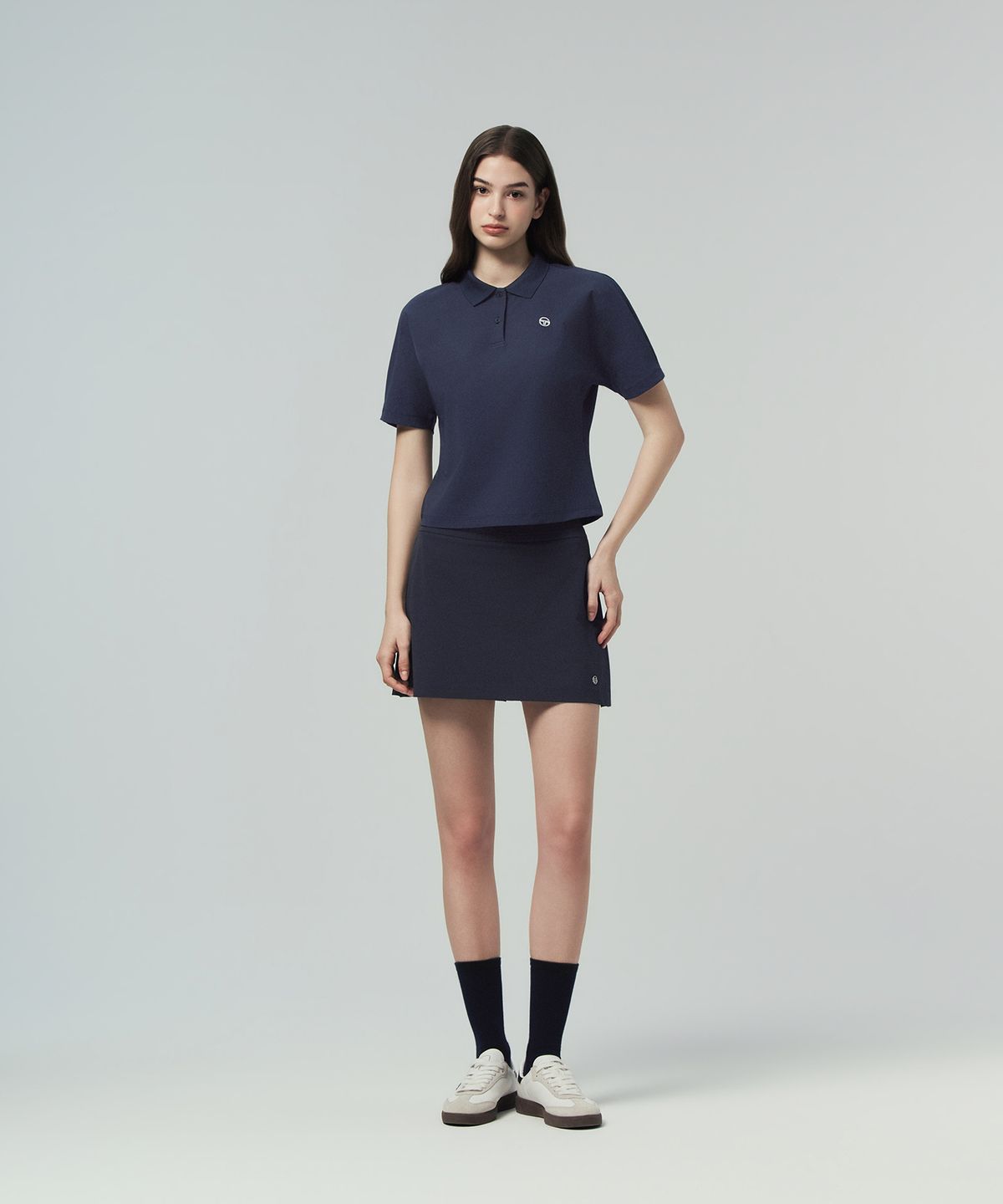 세르지오 타키니(SERGIO TACCHINI) W 돌먼 우븐 폴로 (Navy)