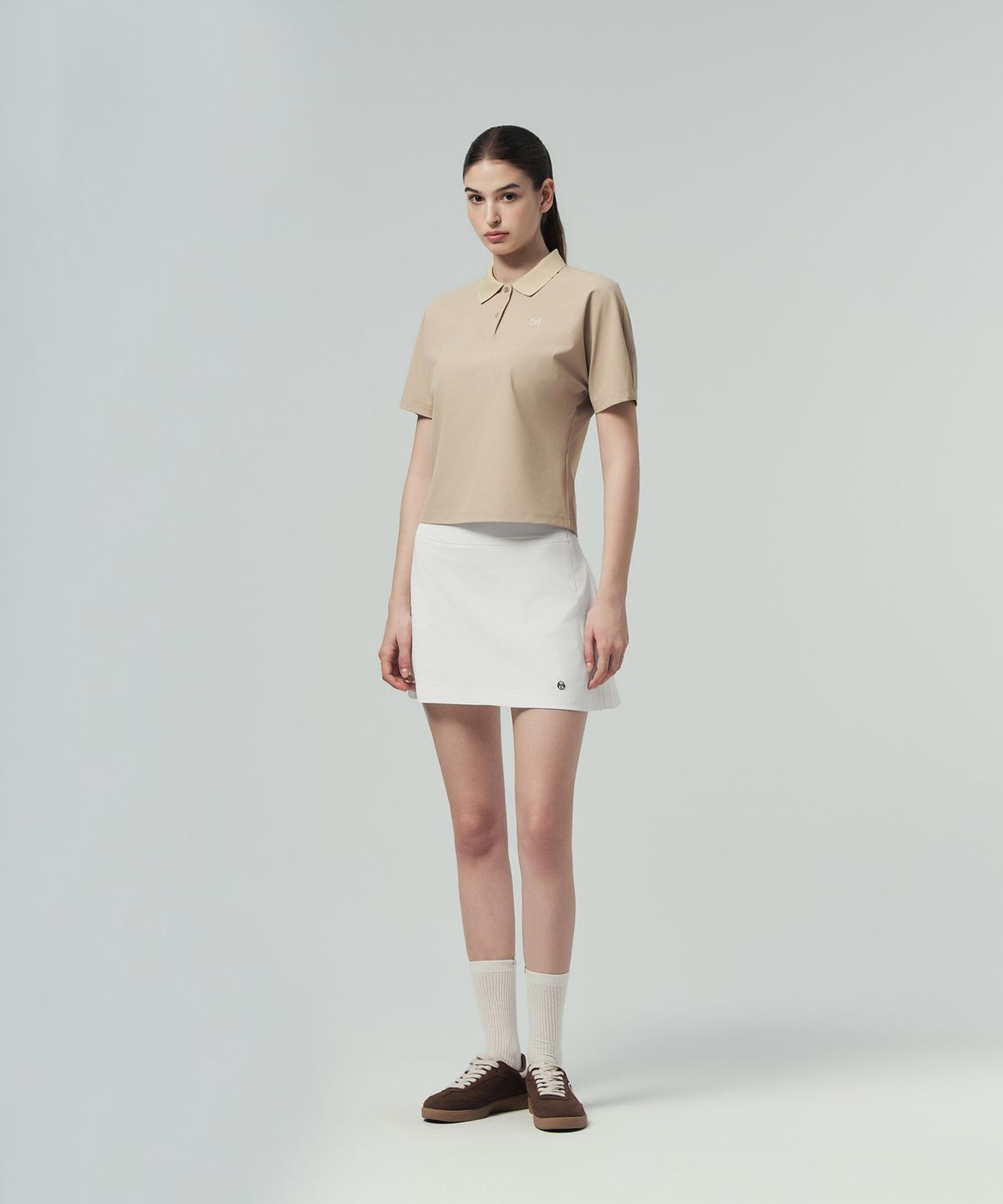 세르지오 타키니(SERGIO TACCHINI) W 돌먼 우븐 폴로 (D.Beige)