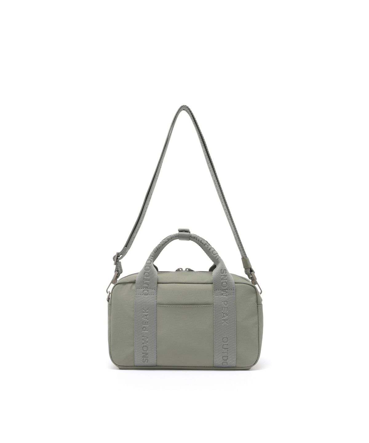 스노우피크 어패럴(SNOWPEAK APPAREL) 소프트윌 자가드 스몰 볼링백 4L (S26SWFCB28) Khaki Gray