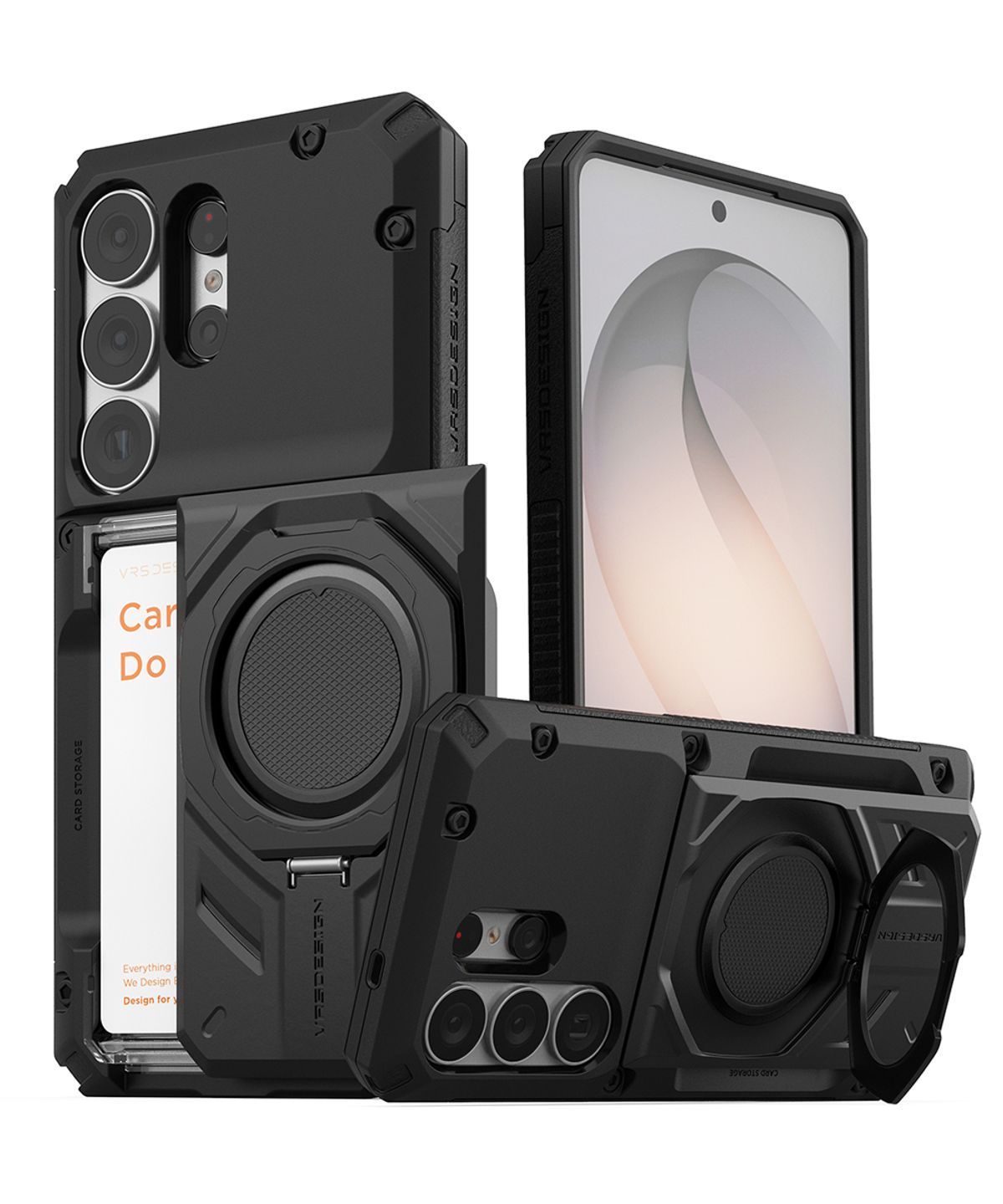 베루스(VRS DESIGN) 갤럭시 S26 울트라 카드 4장 수납 케이스 스탠드 거치대 담다글라이드 하이브리드