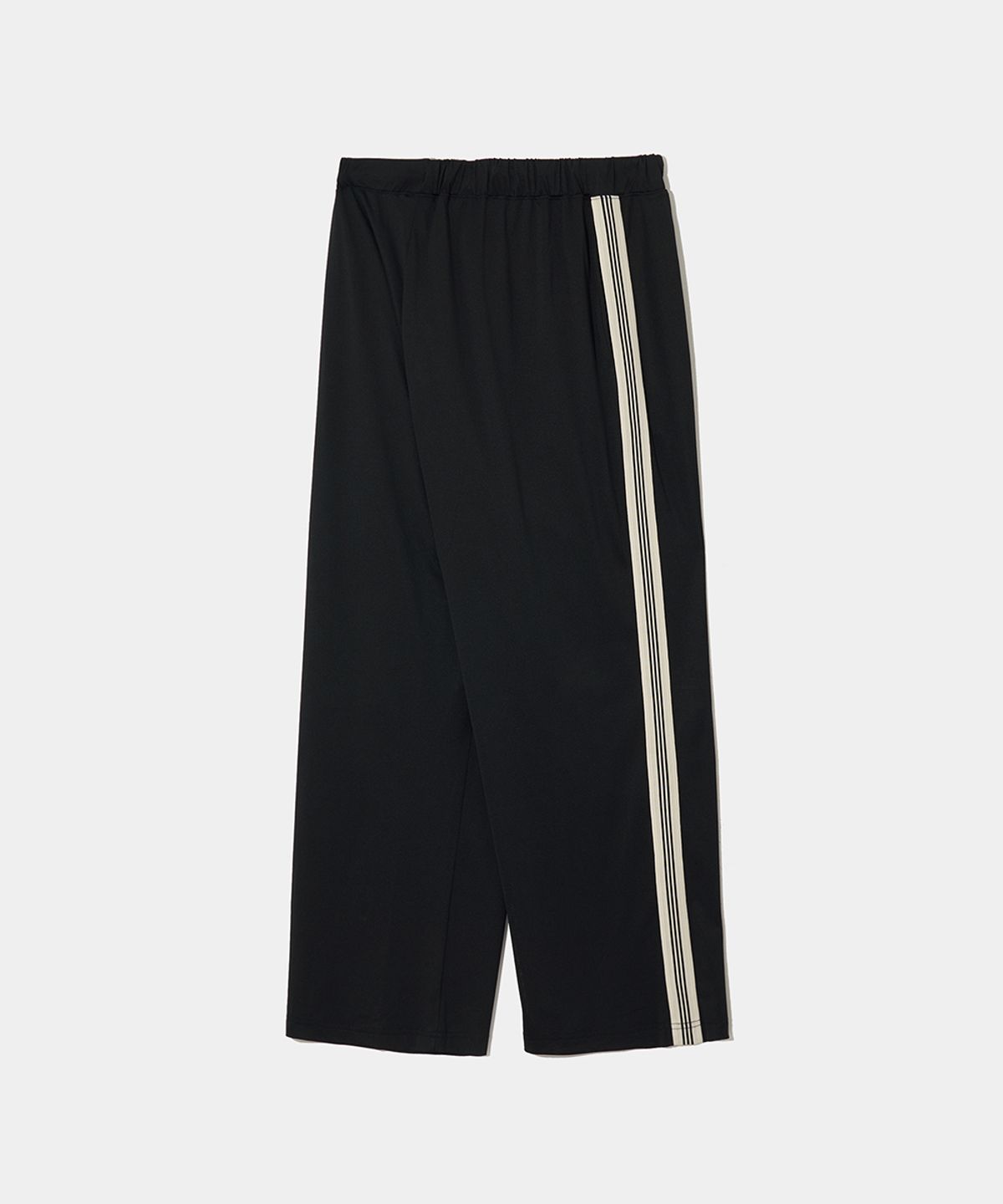 컬럼비아 유니버시티(COLUMBIA UNIVERSITY) SIDE LINE LOOSE FIT MESH TRACK PANTS_BLACK