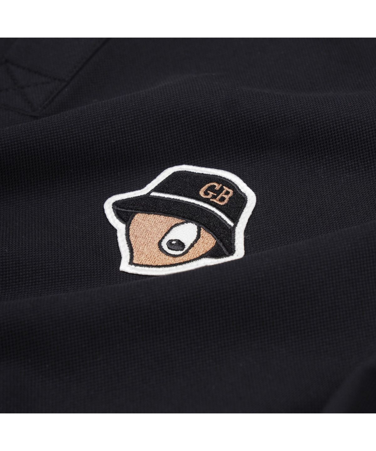 골든베어(GOLDEN BEAR) (M) Pique Contrast Collar T-shirt G4TAM26281BKX