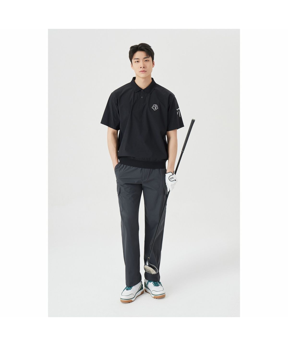 골든베어(GOLDEN BEAR) (M) Stretch Nylon String Jogger Pants G4PAM26211DGX