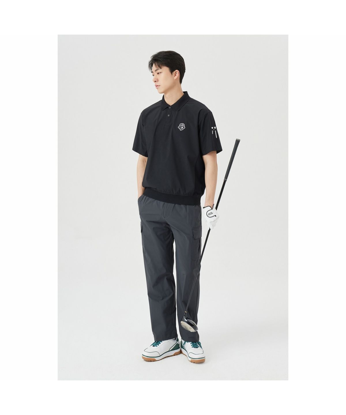 골든베어(GOLDEN BEAR) (M) Stretch Nylon String Jogger Pants G4PAM26211DGX