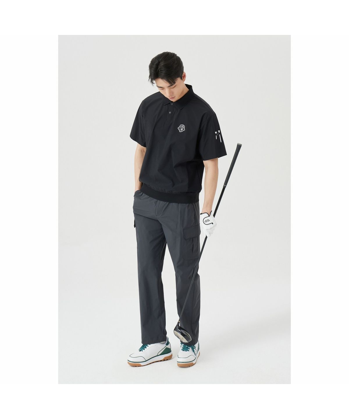 골든베어(GOLDEN BEAR) (M) Stretch Nylon String Jogger Pants G4PAM26211DGX