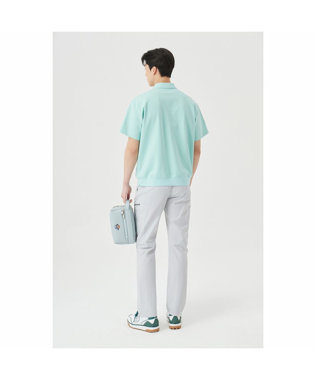골든베어(GOLDEN BEAR) (M) Hidden Pocket Straight Pants G4PAM26201GYX