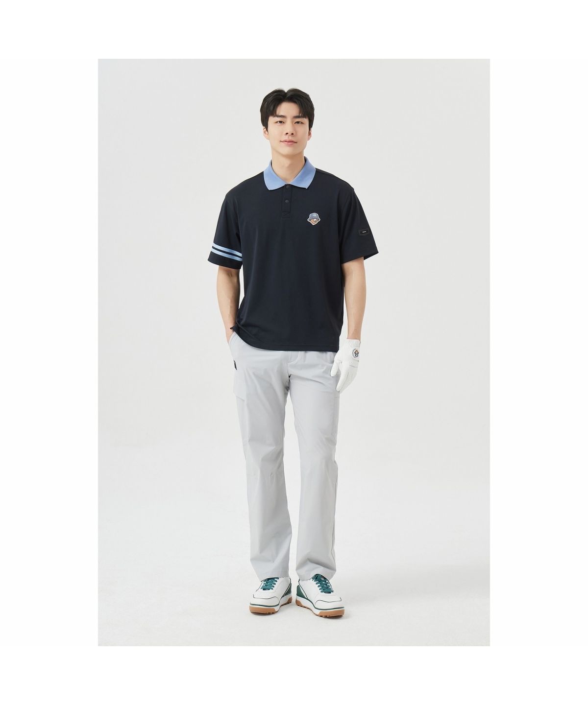골든베어(GOLDEN BEAR) (M) Hidden Pocket Straight Pants G4PAM26201GYX