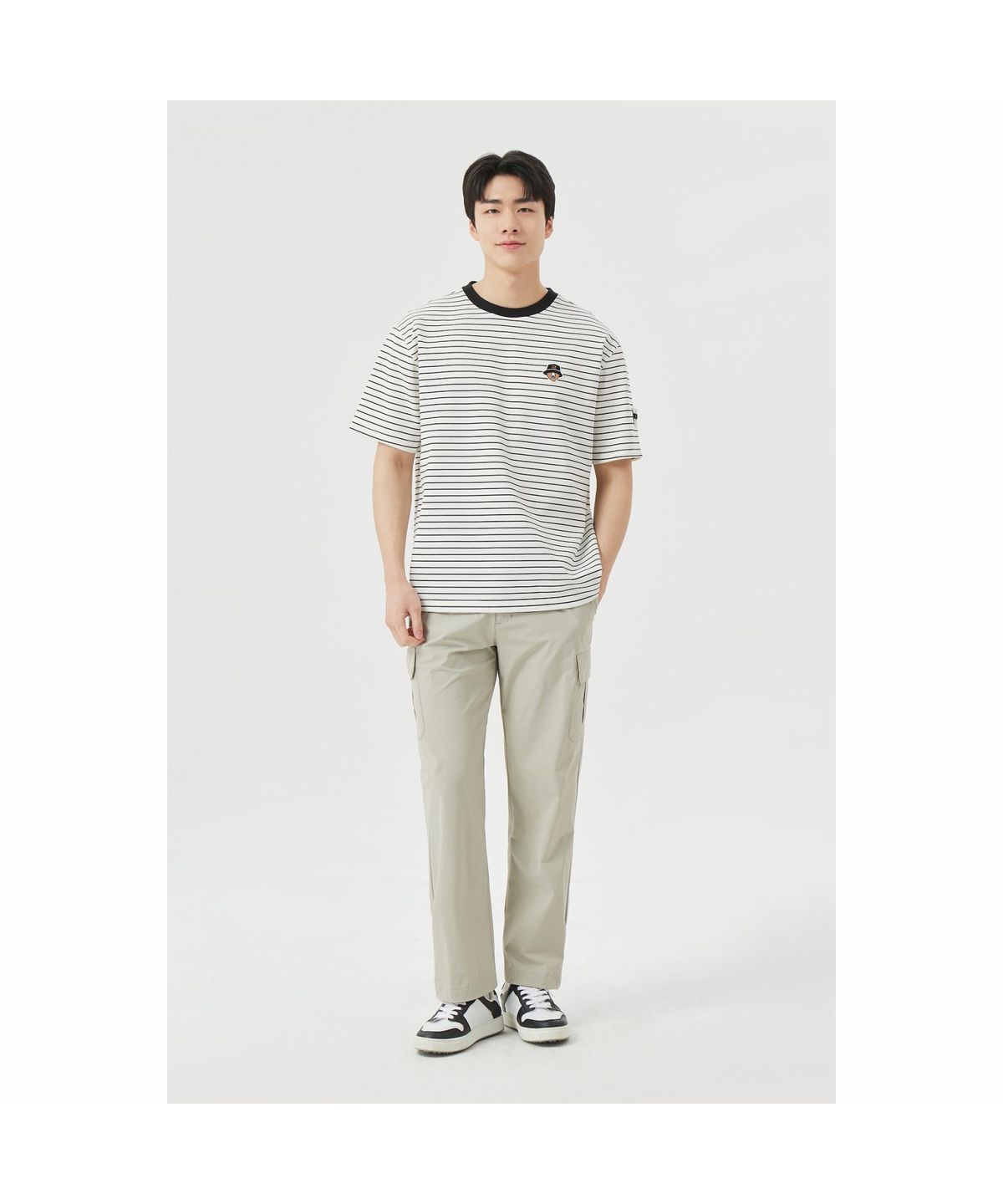 골든베어(GOLDEN BEAR) (M) Stretch Nylon String Jogger Pants G4PAM26211BEX