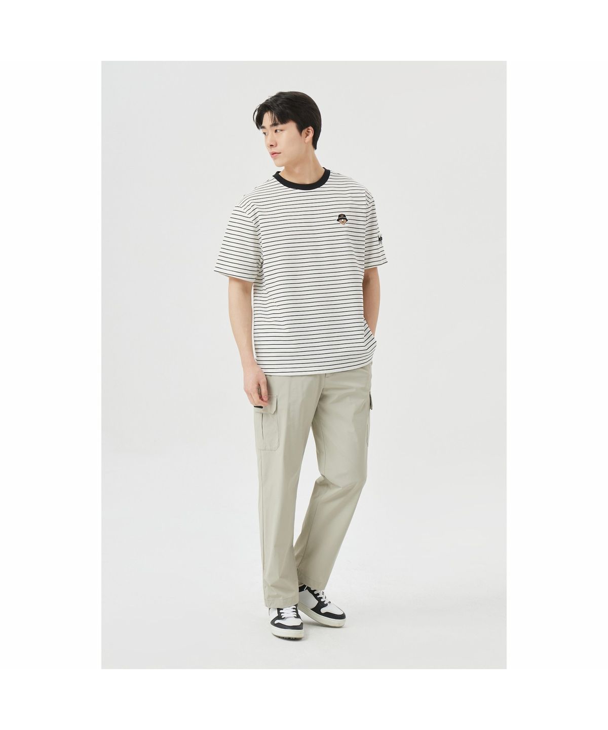 골든베어(GOLDEN BEAR) (M) Stretch Nylon String Jogger Pants G4PAM26211BEX