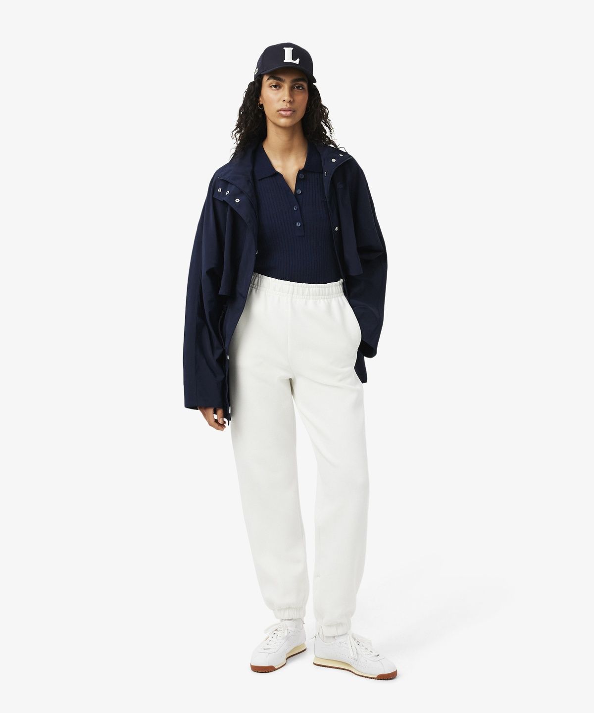 라코스테(LACOSTE) 여성 파인 메리노울 스웨터 폴로 셔츠 AF9984-56G 166