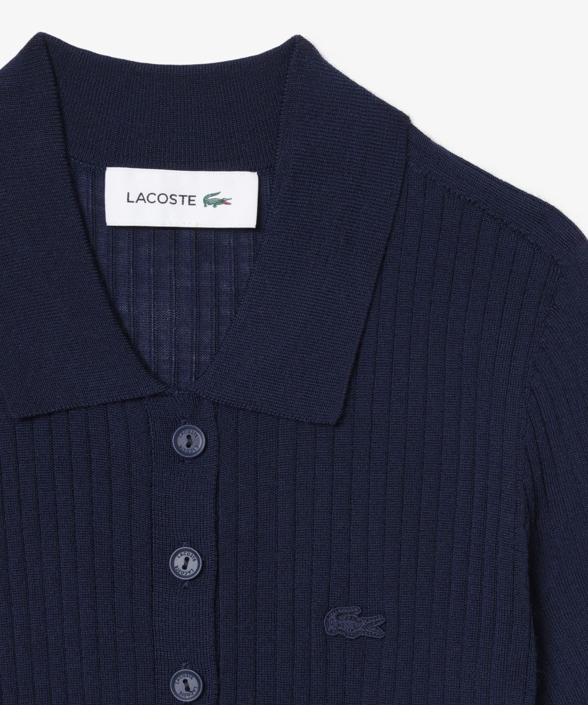 라코스테(LACOSTE) 여성 파인 메리노울 스웨터 폴로 셔츠 AF9984-56G 166