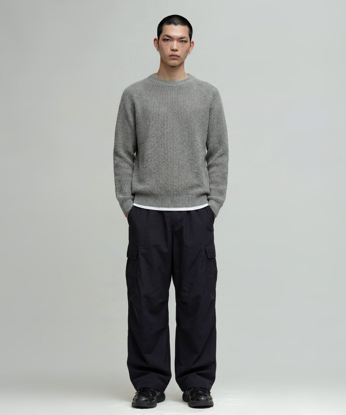 베리베인(VERYVAIN) SOLID RIB PULLOVER KNIT - 4 COLOR