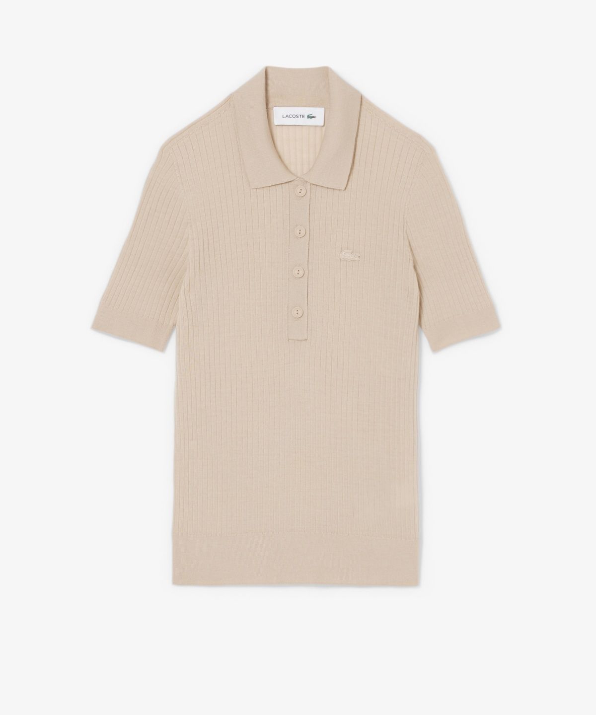라코스테(LACOSTE) 여성 파인 메리노울 스웨터 폴로 셔츠 AF9984-56G X6F