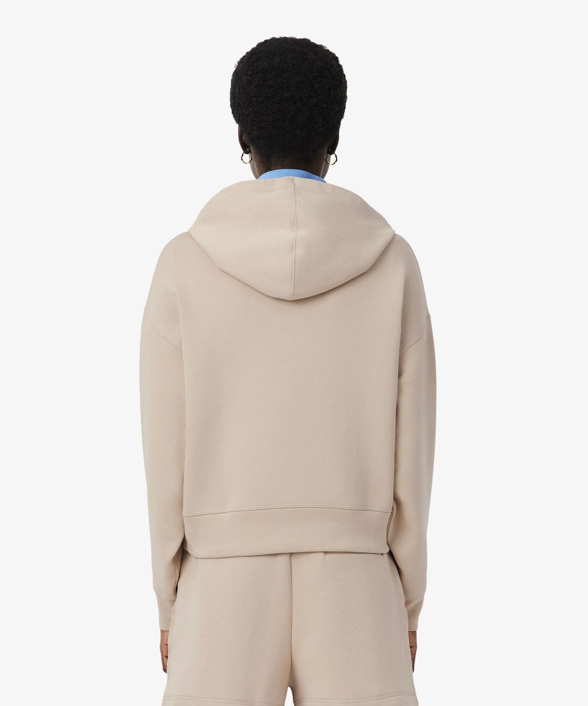 라코스테(LACOSTE) 여성 더블페이스 소프트 후드 스웻셔츠 SF0048-56G X6F