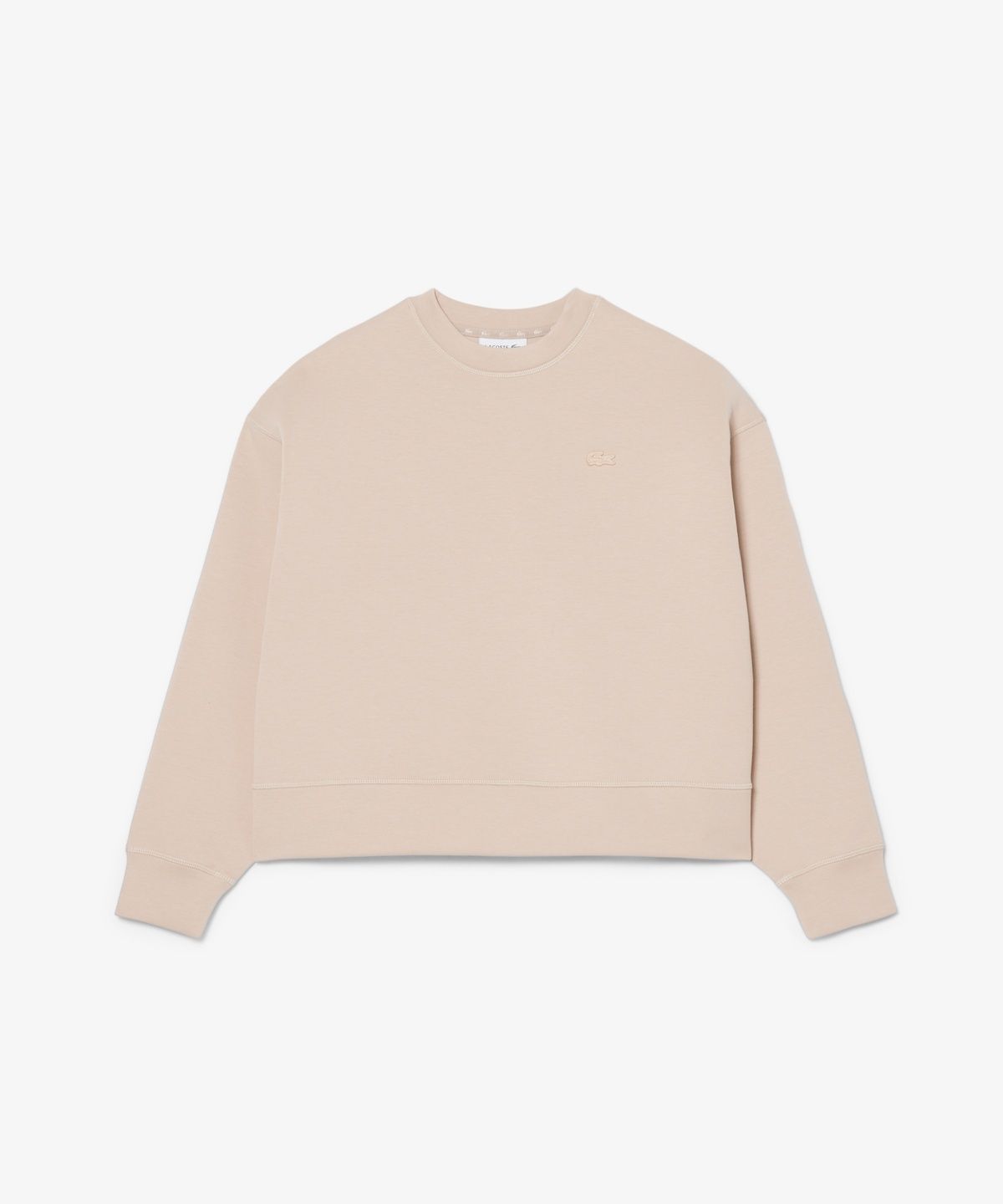 라코스테(LACOSTE) 여성 더블페이스 소프트 크루넥 스웻셔츠 SF0046-56G X6F