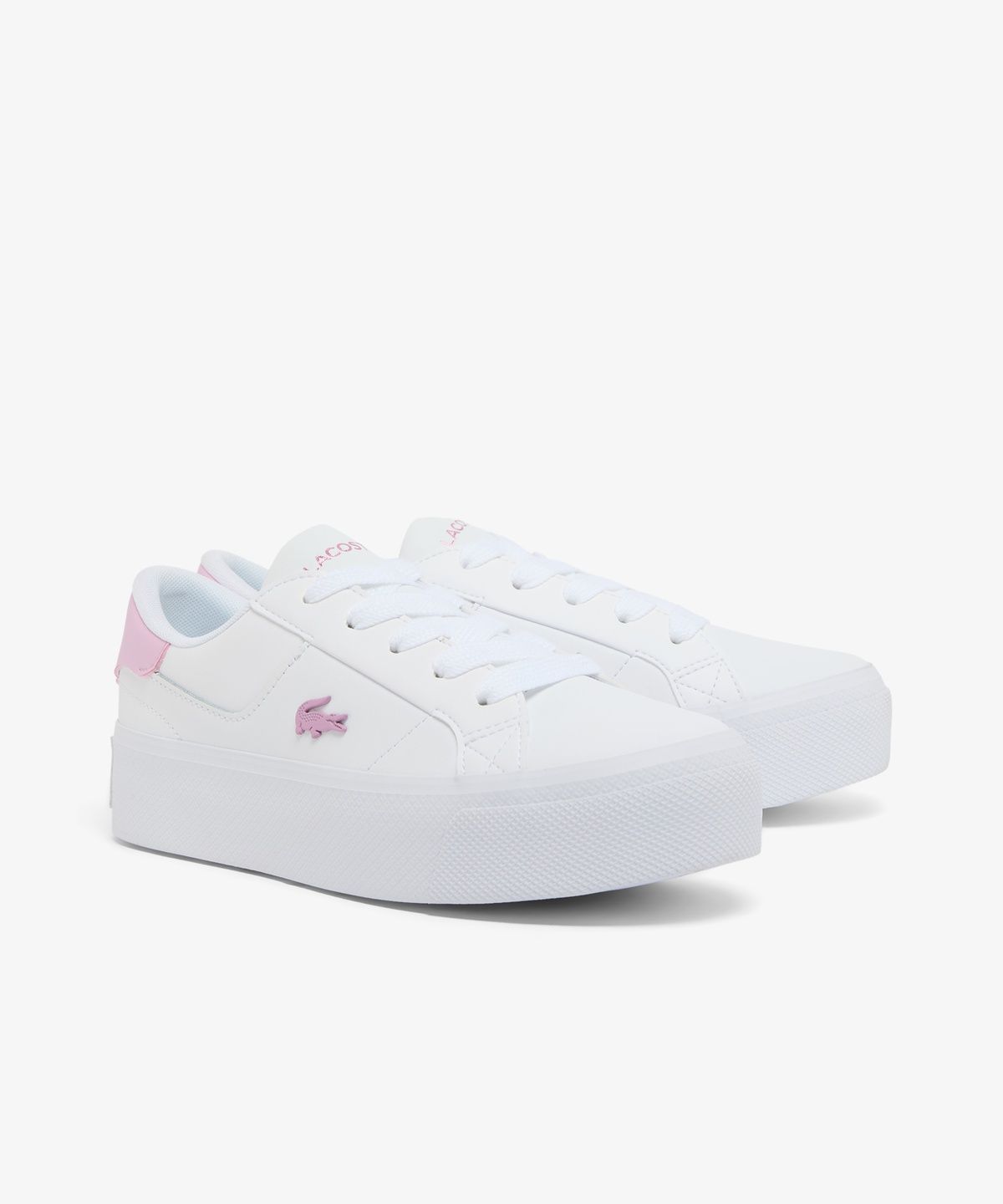 라코스테(LACOSTE) 여성 Ziane 플랫폼 레더 스니커즈 RZ7021W56G 1Y9