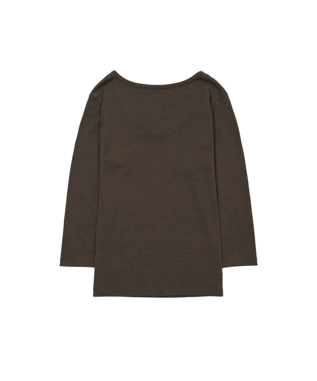웰빙익스프레스(WELLBEING EXPRESS) V neck 3/4 sleeve Brown