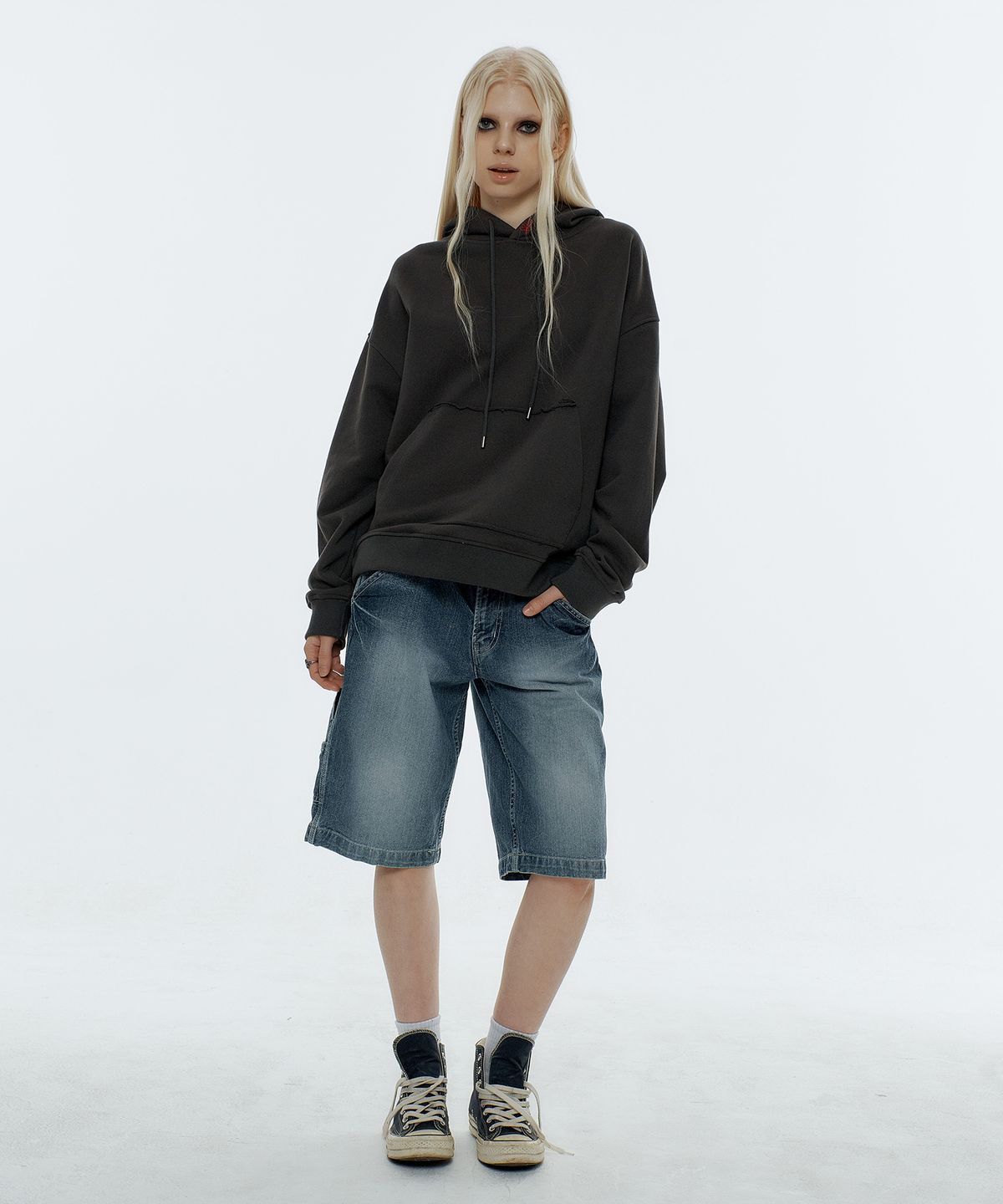 꾸아페(QUAFE) HEARTBREAKER HOODIE T-SHIRT