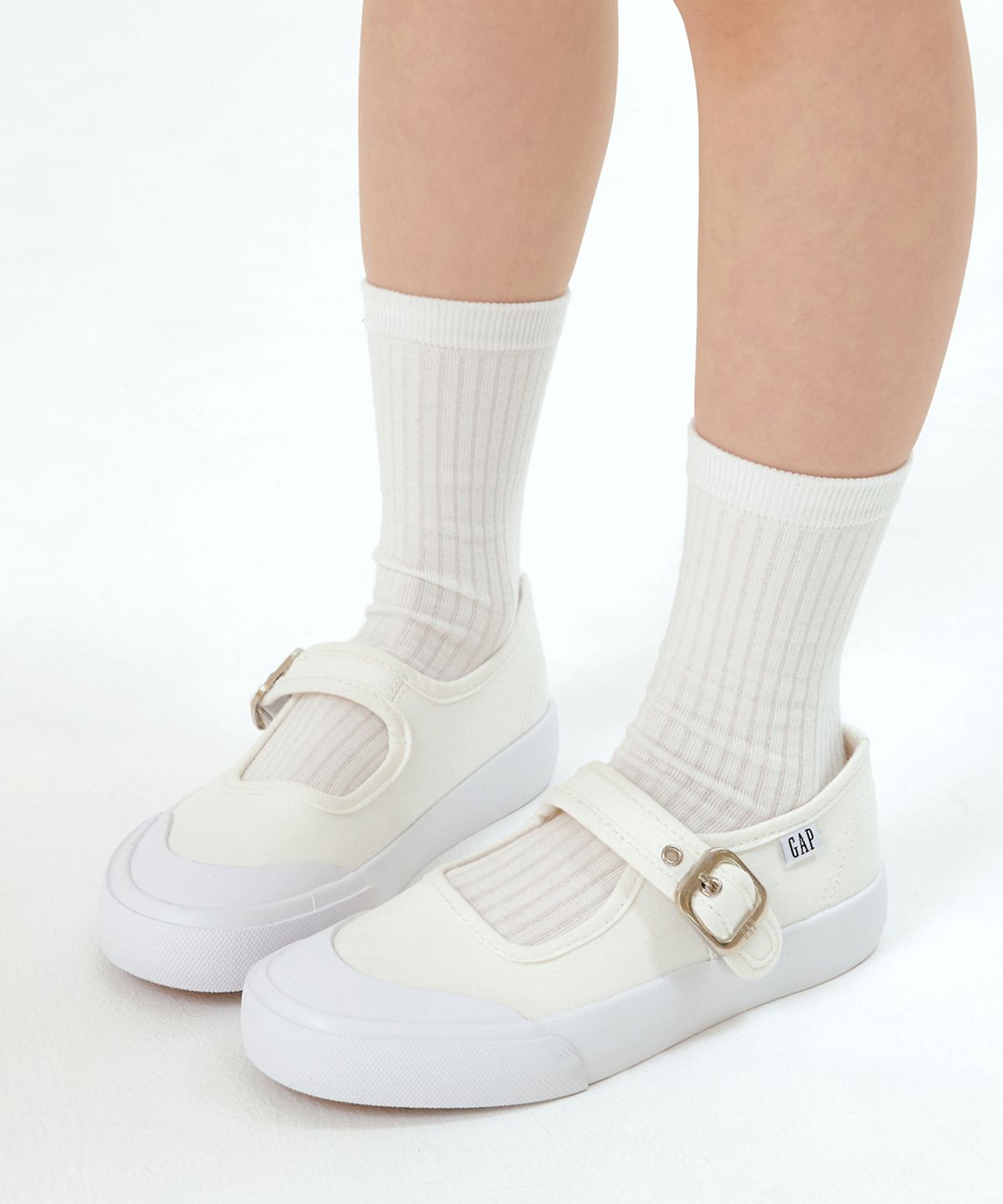 갭 키즈(GAP KIDS) 웰리 키즈 메리제인  화이트