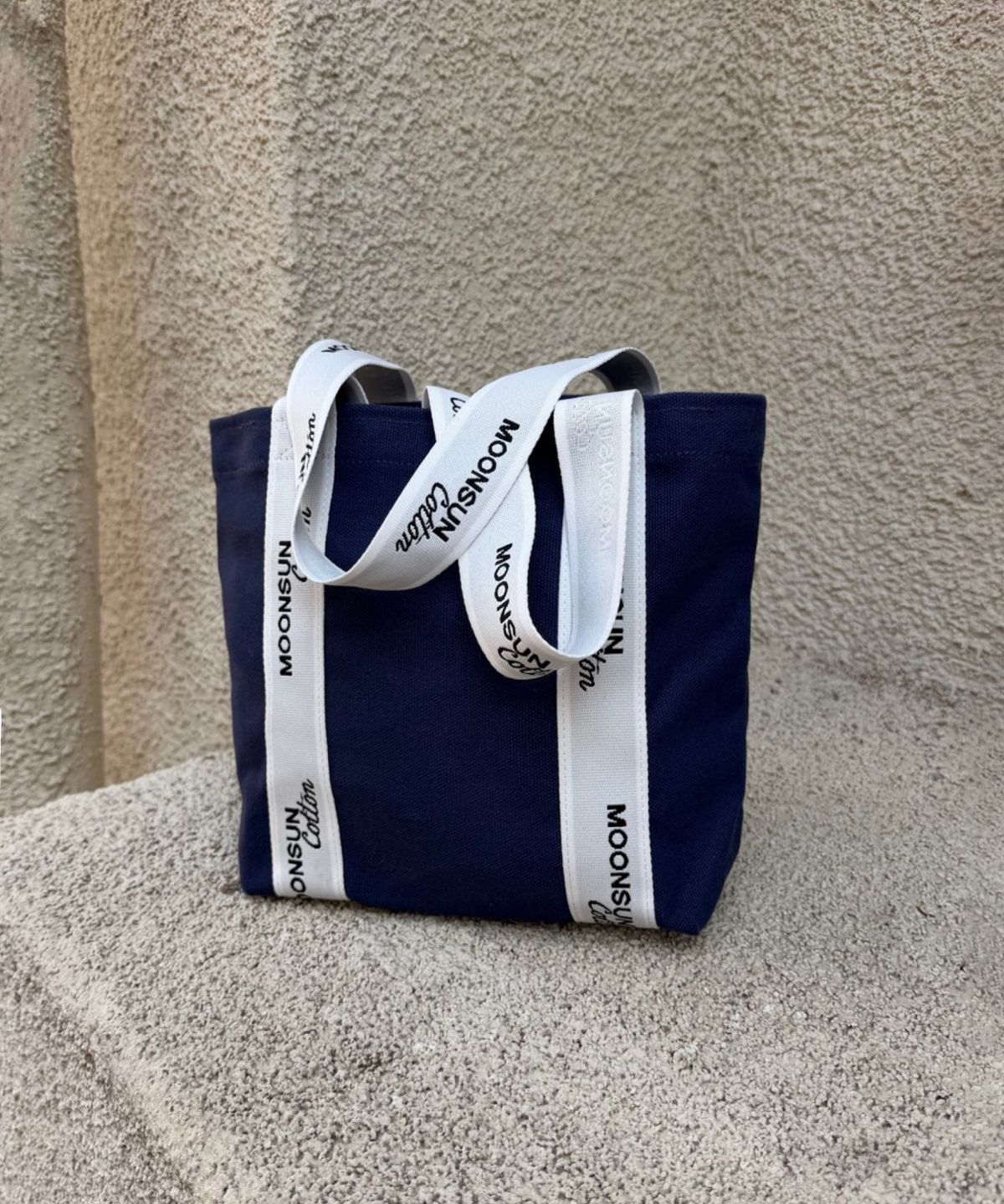 문선 아카이브(MOONSUN ARCHIVE) M.C Logo Webbing Mini Bag / NAVY