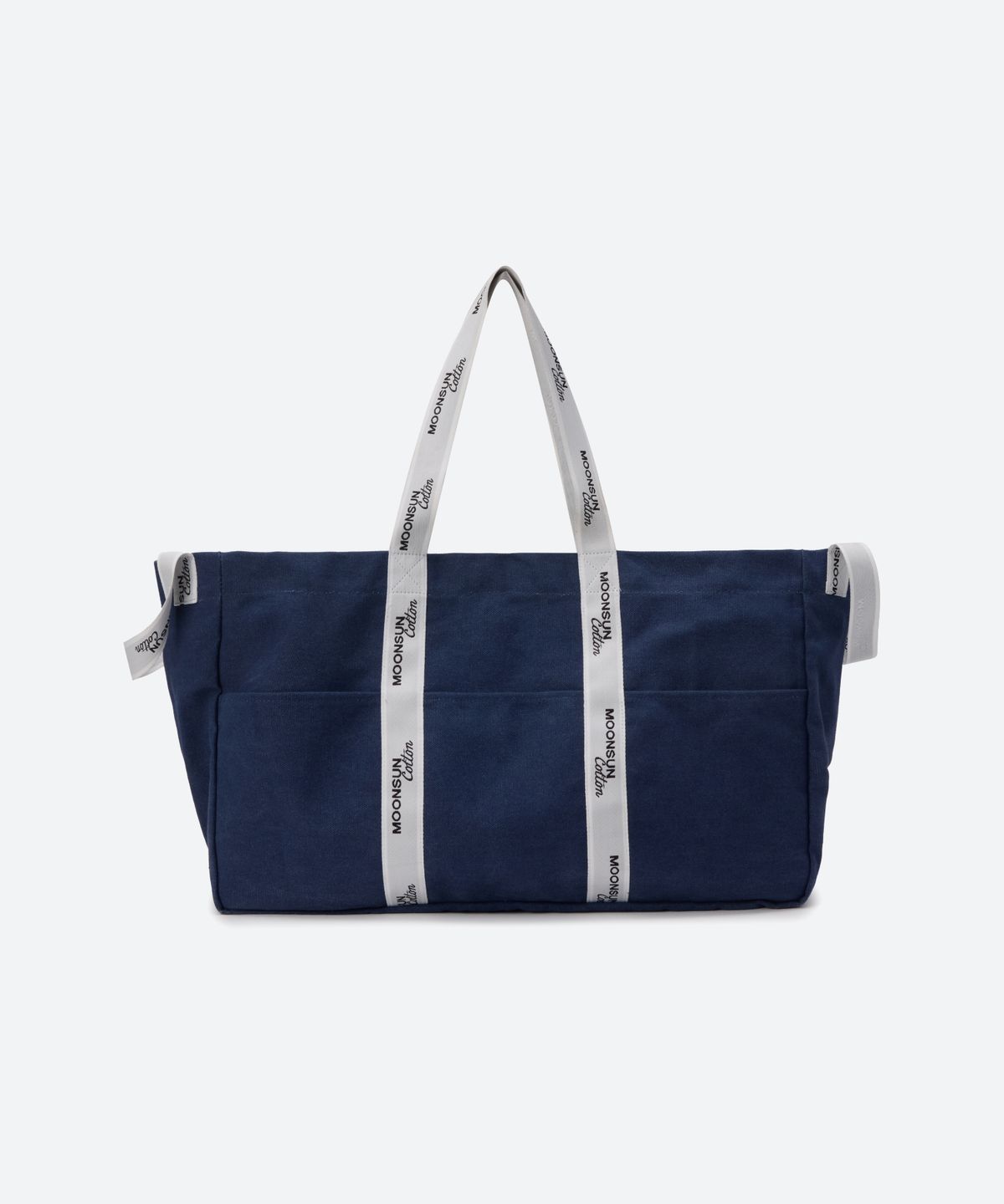문선 아카이브(MOONSUN ARCHIVE) M.C Logo Webbing 2-Way Shopper Bag / NAVY