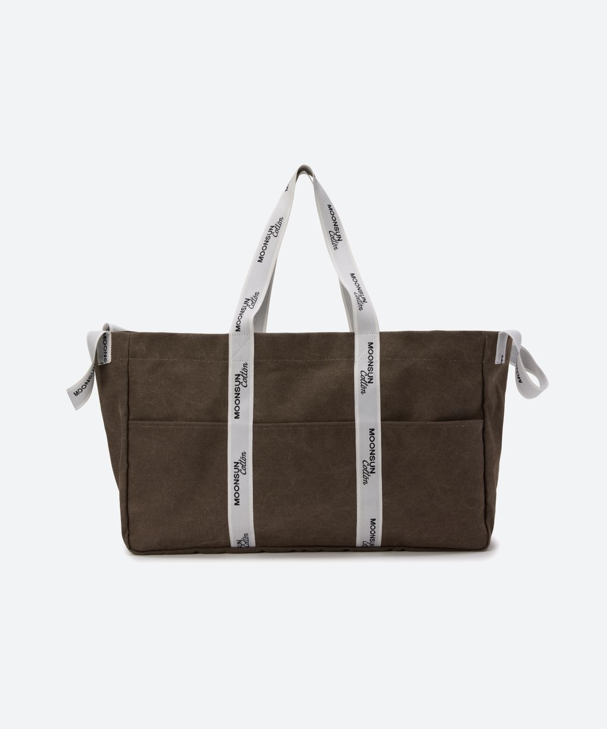 문선 아카이브(MOONSUN ARCHIVE) M.C Logo Webbing 2-Way Shopper Bag / BROWN