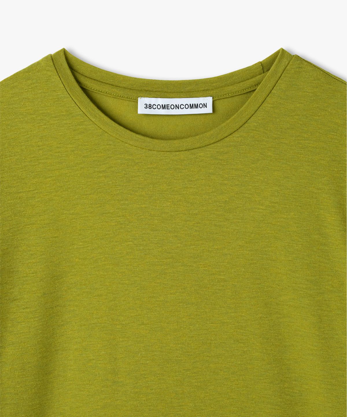 38컴온커먼(38COMEONCOMMON) Slim Half T-Shirt (Olive)
