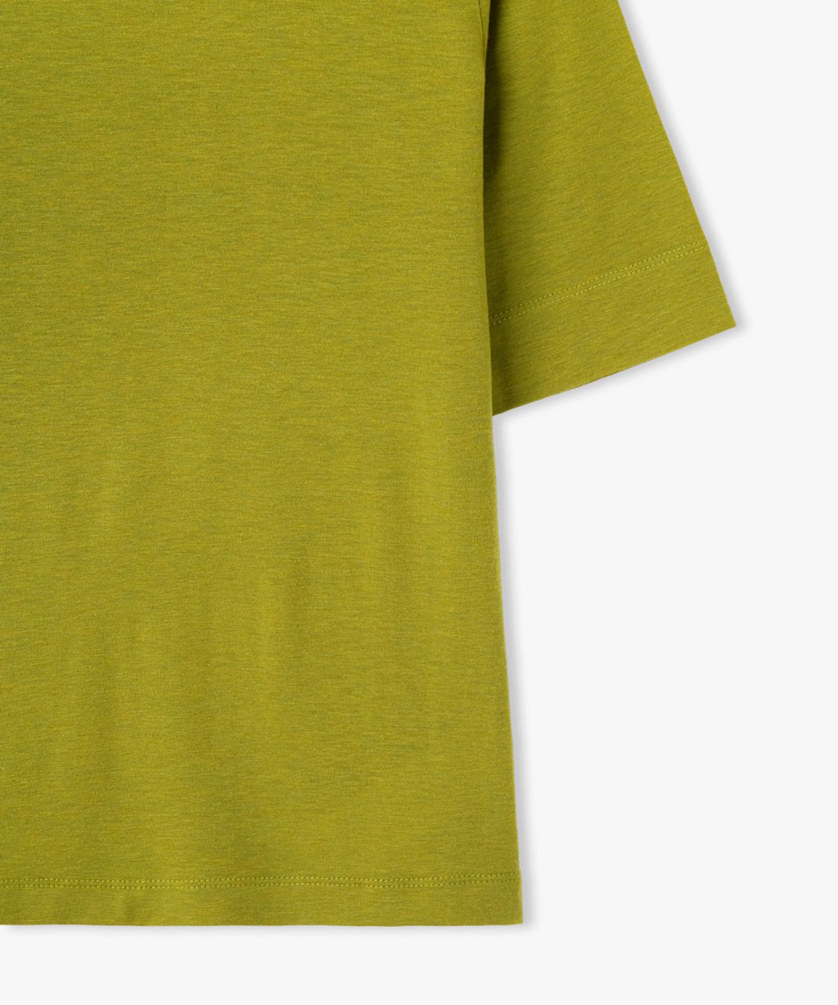 38컴온커먼(38COMEONCOMMON) Slim Half T-Shirt (Olive)