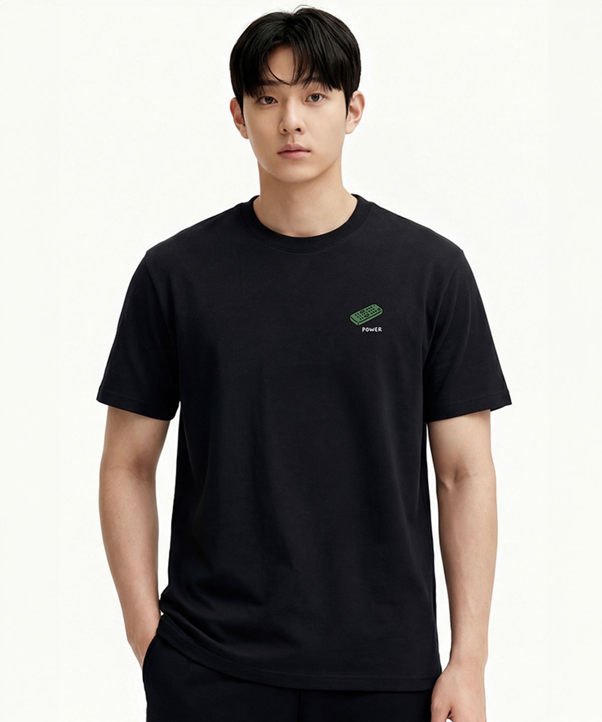 옥스타(OKSTAR) 주말 브로독 반팔티