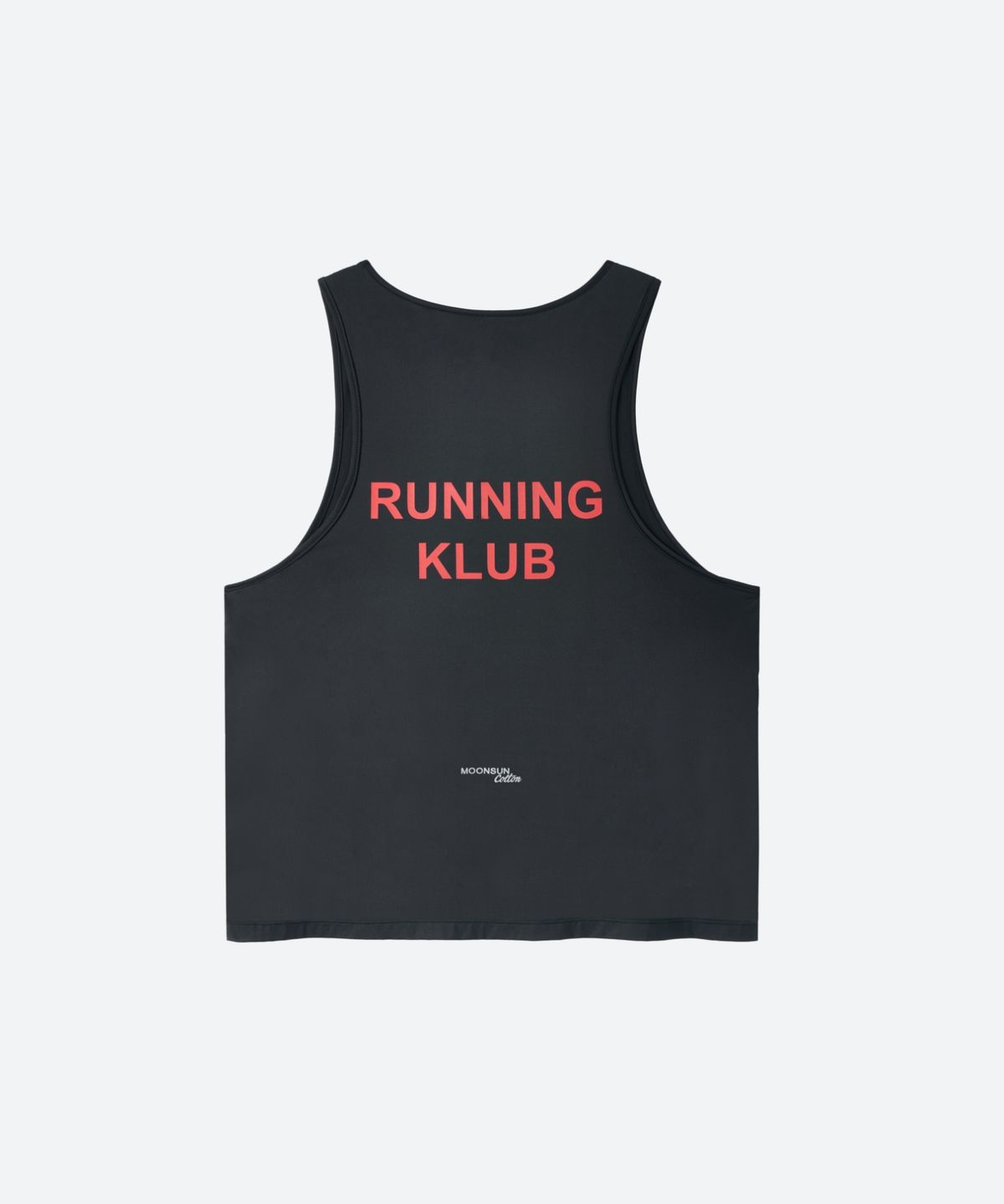 문선 아카이브(MOONSUN ARCHIVE) M.C UNISEX, Running Klub Singlet / BLACK