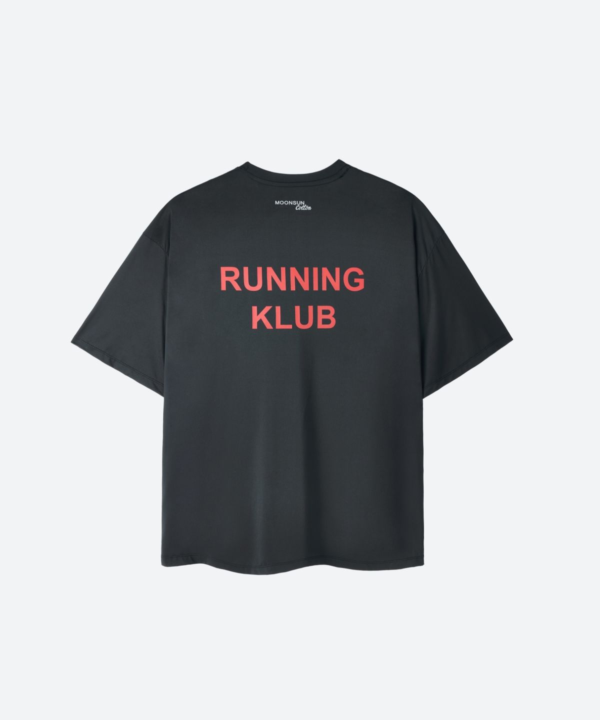 문선 아카이브(MOONSUN ARCHIVE) M.C UNISEX, Running Klub T-Shirt / BLACK