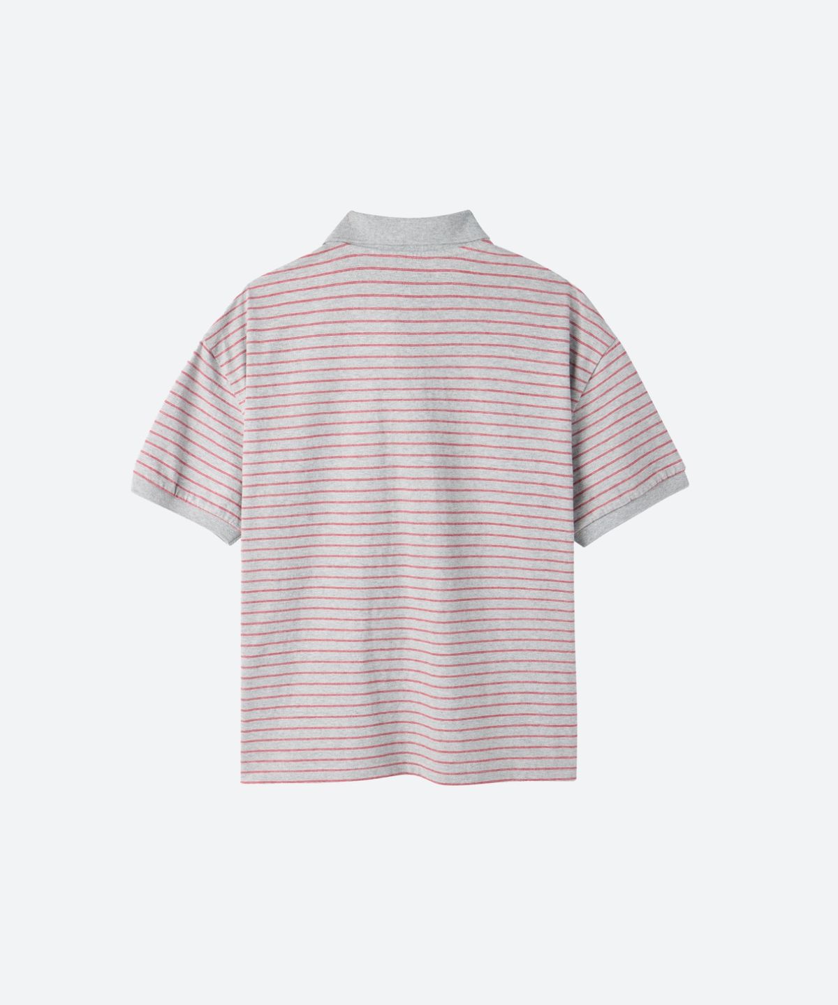 문선 아카이브(MOONSUN ARCHIVE) M.C UNISEX, Classic Stripe PK Tee / GRAY