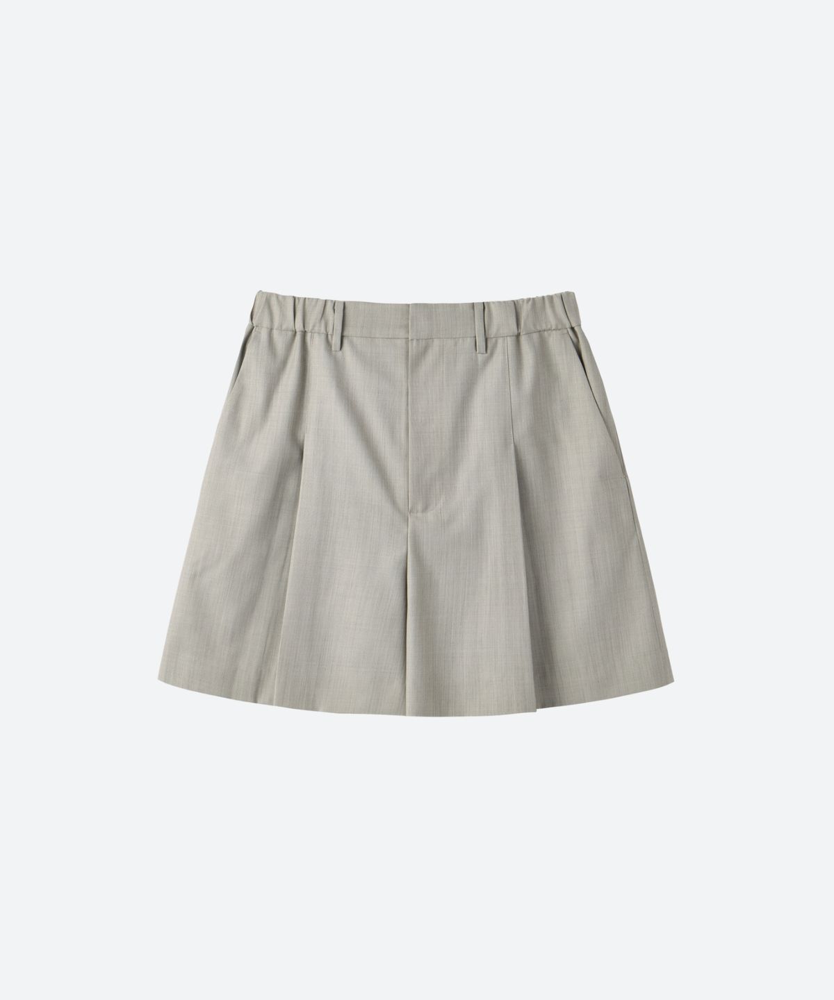 문선 아카이브(MOONSUN ARCHIVE) UNISEX, Back Pleated Skort / BEIGE