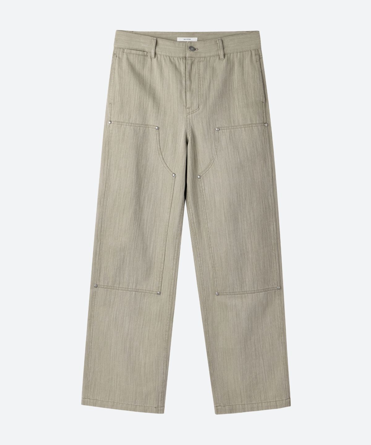 문선 아카이브(MOONSUN ARCHIVE) UNISEX, Washed Cinch-Back Pants / BEIGE
