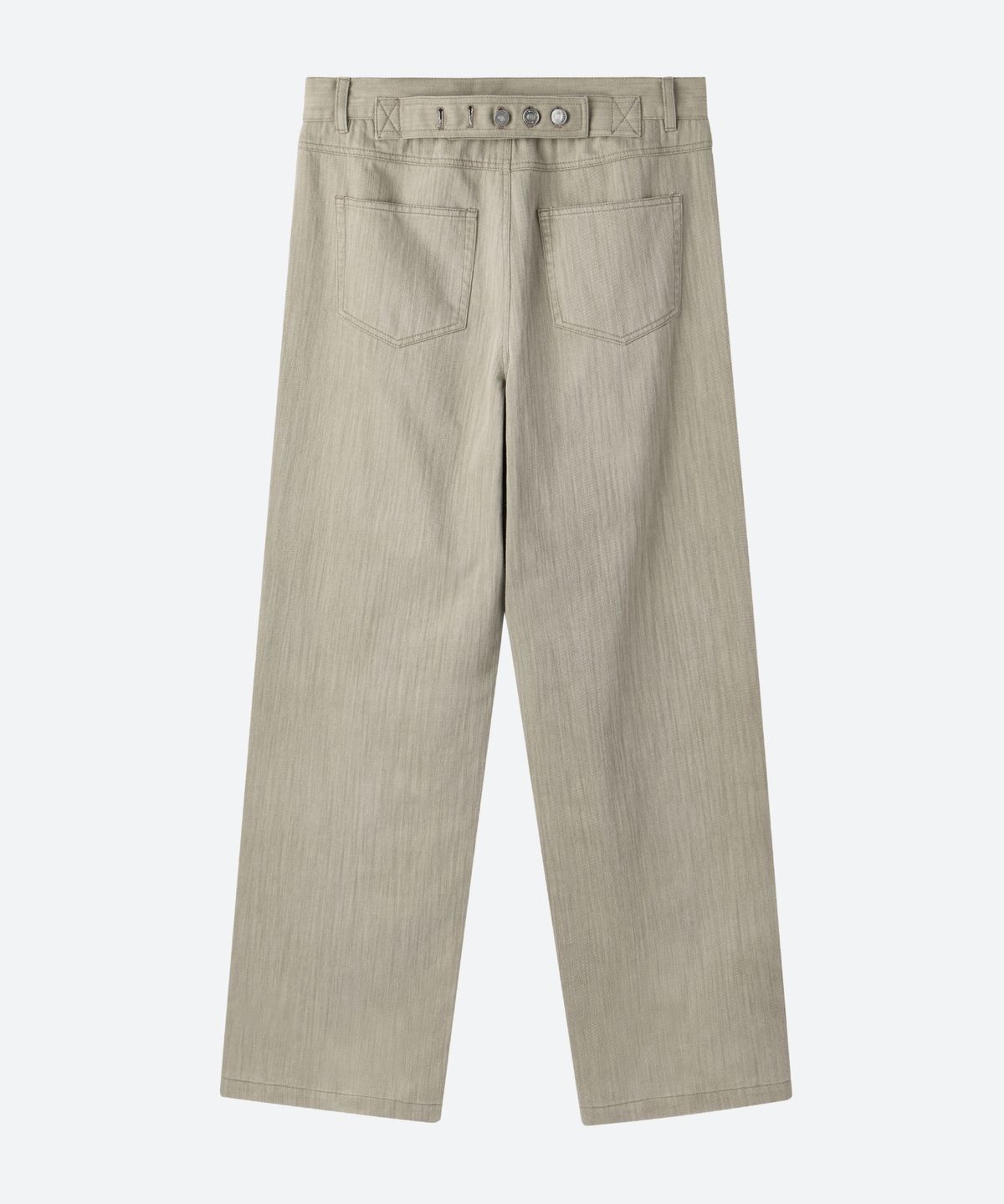 문선 아카이브(MOONSUN ARCHIVE) UNISEX, Washed Cinch-Back Pants / BEIGE
