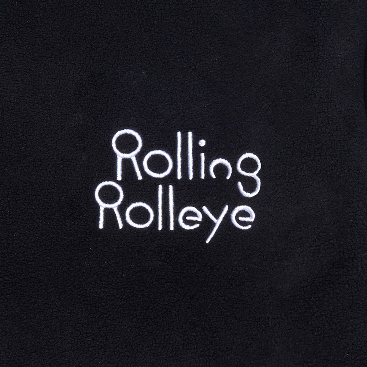 롤링롤라이(ROLLINGROLLEYE) 롤롤 폴라플리스 글로우점퍼 블랙