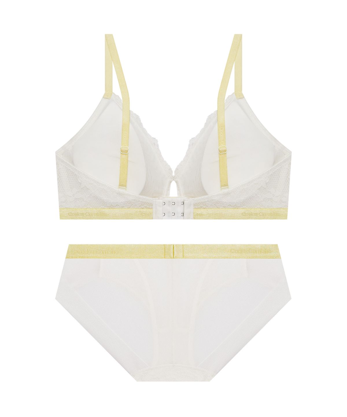 코데즈컴바인 이너웨어(CODES COMBINE INNERWEAR) 레몬소르베 레이스 브라렛 햄팬티 세트