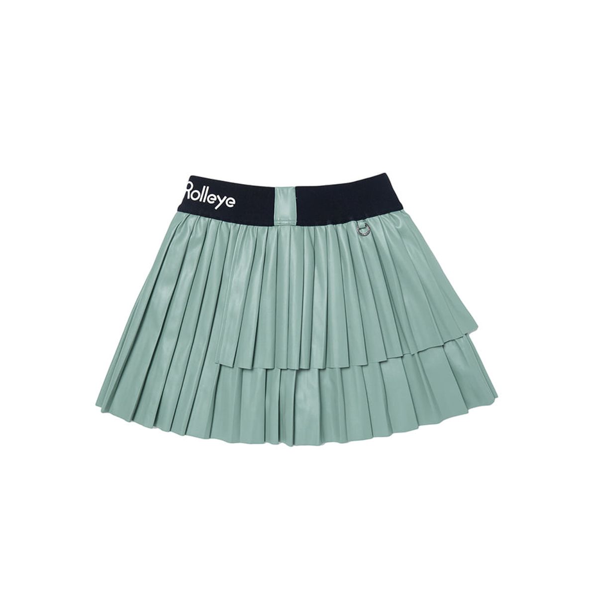 롤링롤라이(ROLLINGROLLEYE) 롤롤 뉴 엣지 레더스커트 올리브그린