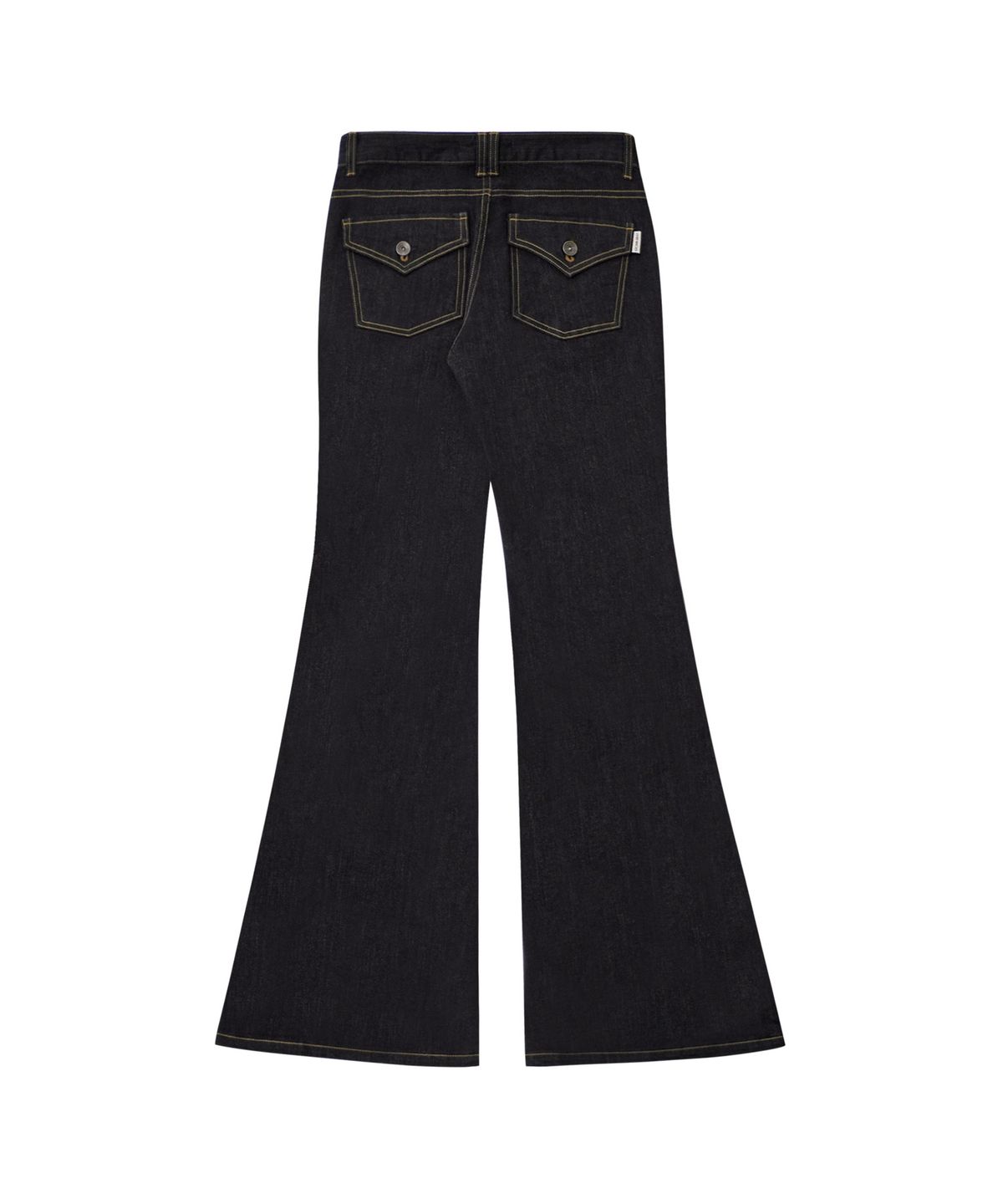 미레코(MIRECO) NON-FADE BOOTCUT DENIM PT TRUE BLACK