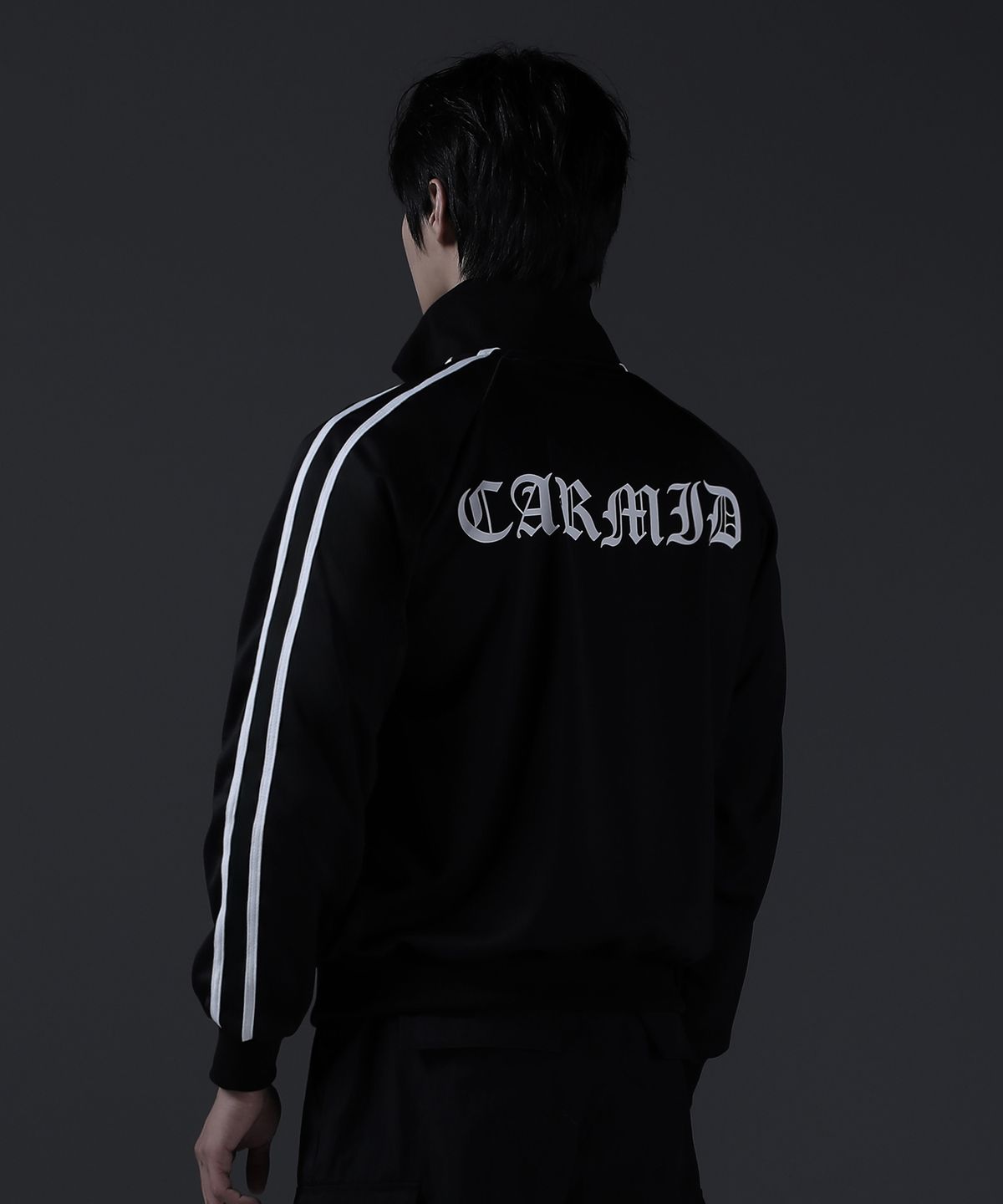 카미드(CARMID) 노블 레터링 져지 라인 트랙탑