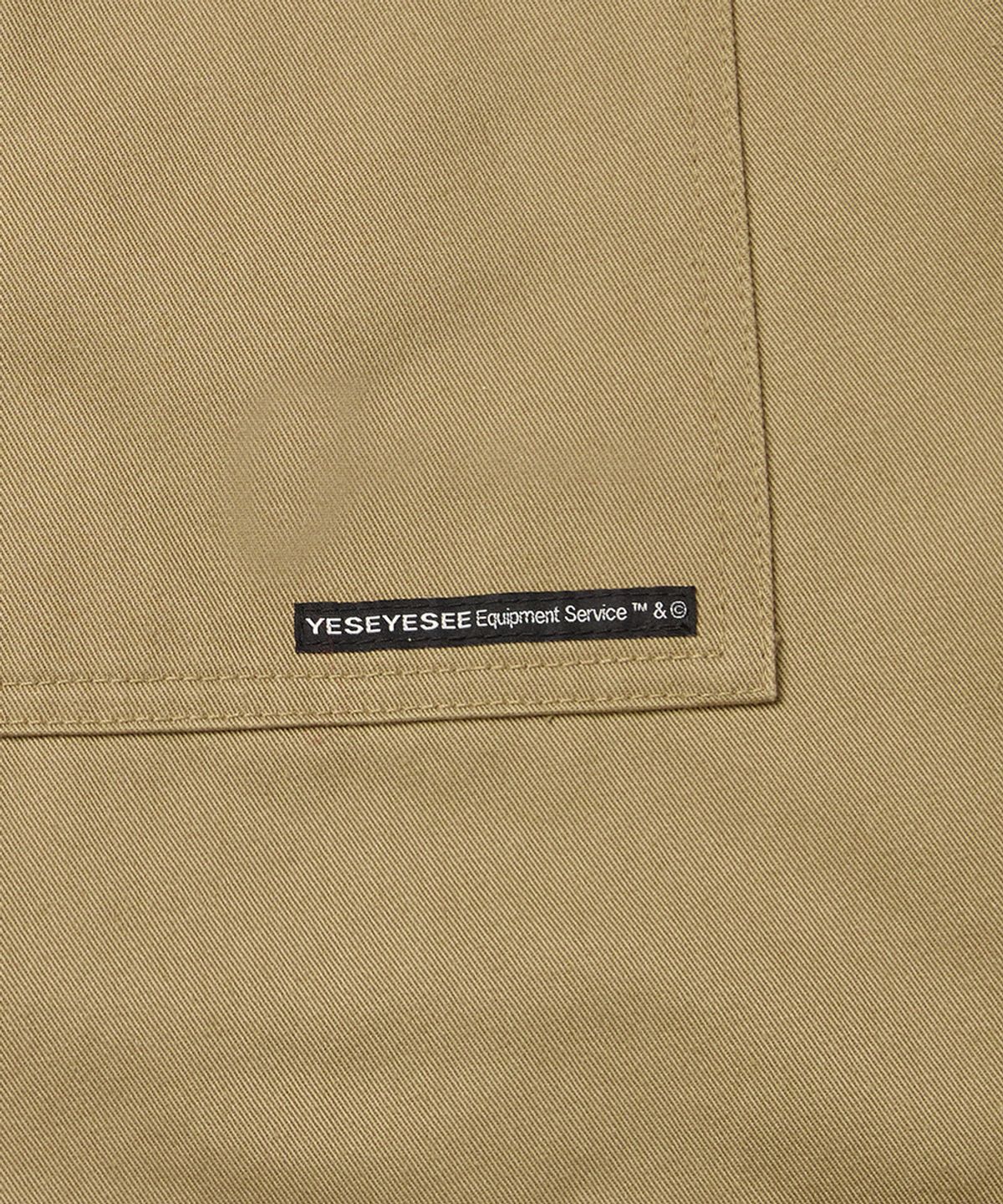 예스아이씨(YESEYESEE) Side Stripe Work Pants Beige