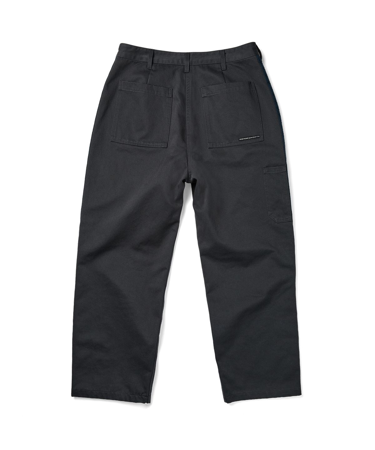 예스아이씨(YESEYESEE) Side Stripe Work Pants Charcoal