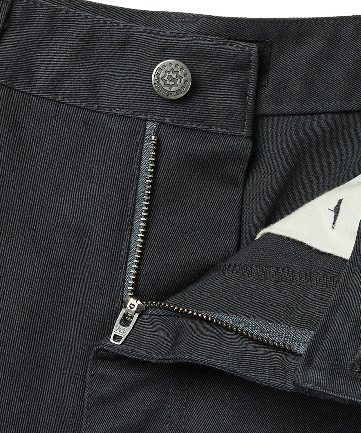 예스아이씨(YESEYESEE) Side Stripe Work Pants Charcoal