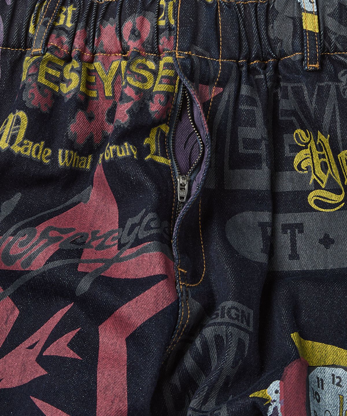 예스아이씨(YESEYESEE) Comfy Denim Carpenter Pants Multi