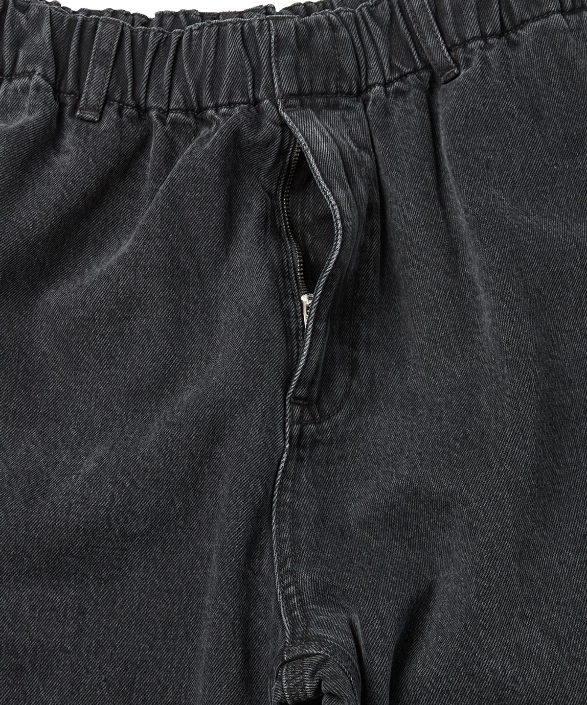 예스아이씨(YESEYESEE) Comfy Denim Carpenter Pants Black
