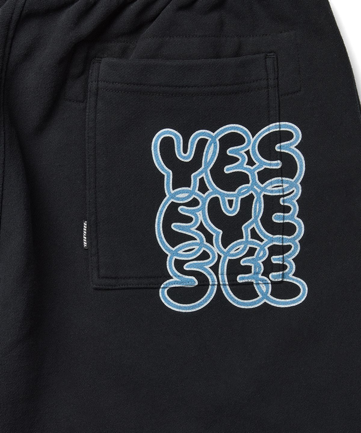 예스아이씨(YESEYESEE) C-Logo Straight Sweatpants Black