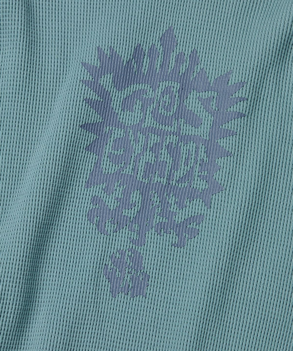 예스아이씨(YESEYESEE) Y.E.S Stamp Waffle L/S Light Blue