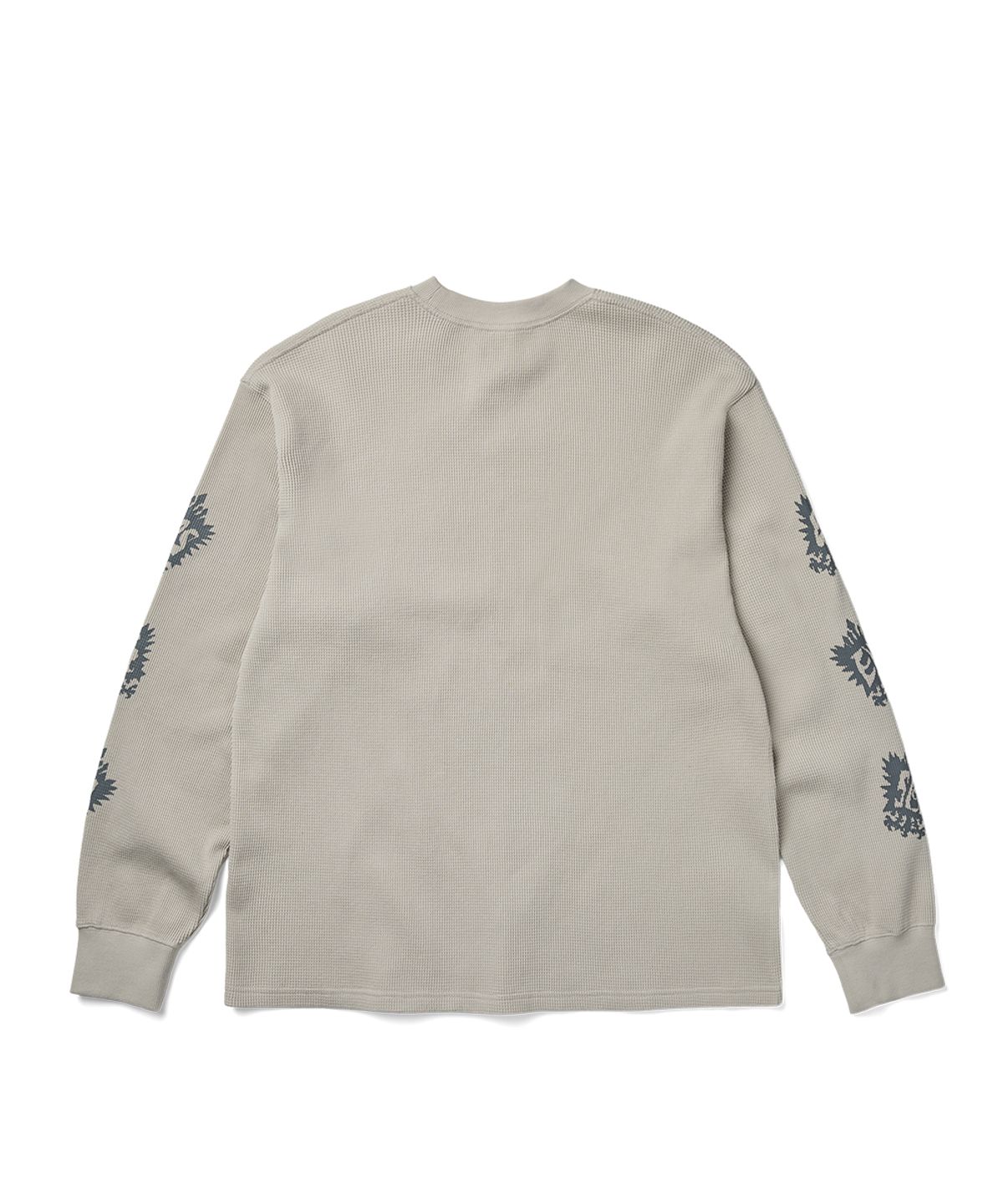 예스아이씨(YESEYESEE) Y.E.S Stamp Waffle L/S Ecru