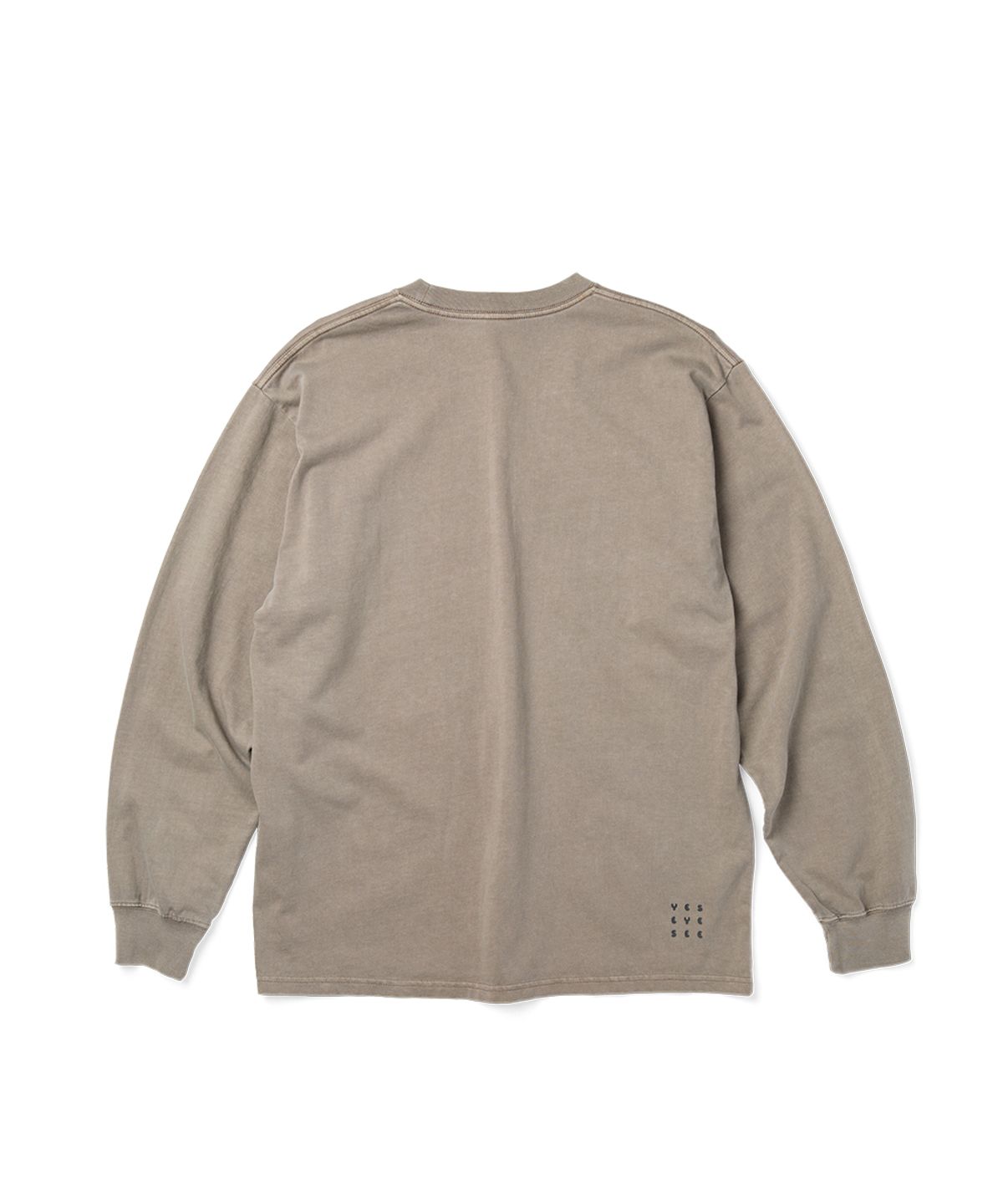 예스아이씨(YESEYESEE) Pigment C-Logo L/S Brown