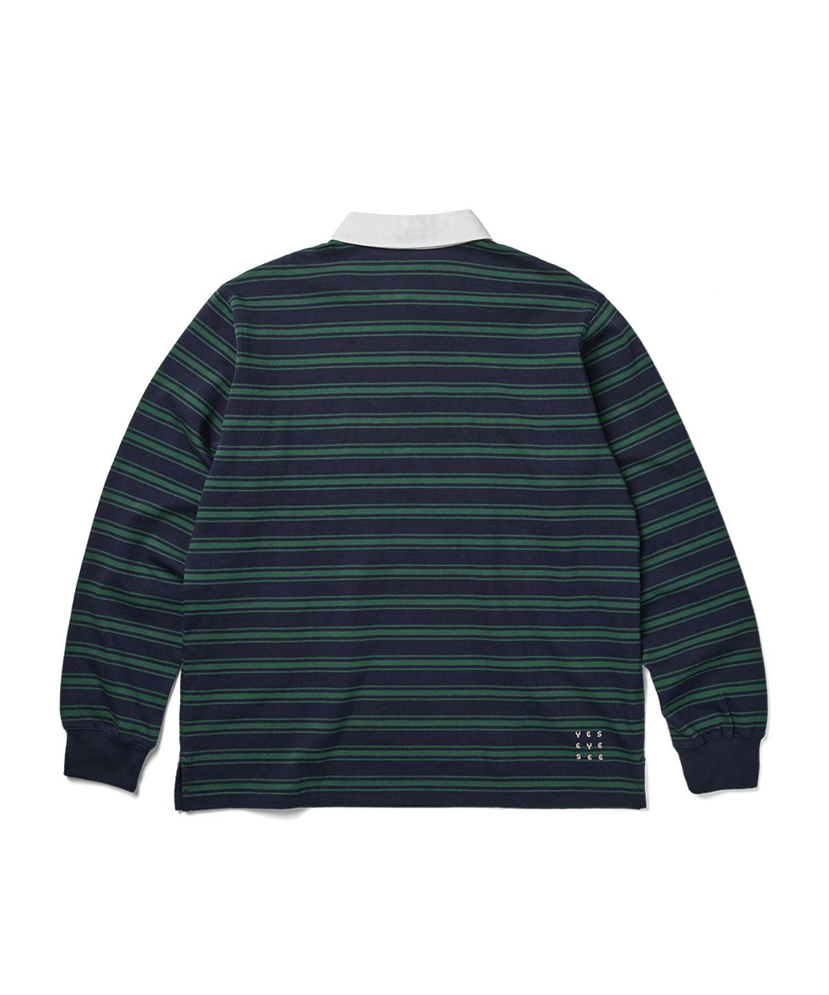 예스아이씨(YESEYESEE) Stripe Star Rugby Shirt Green